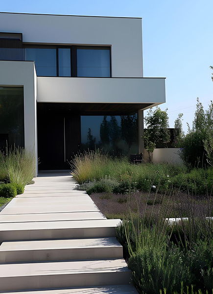 Maison moderne avec escalier